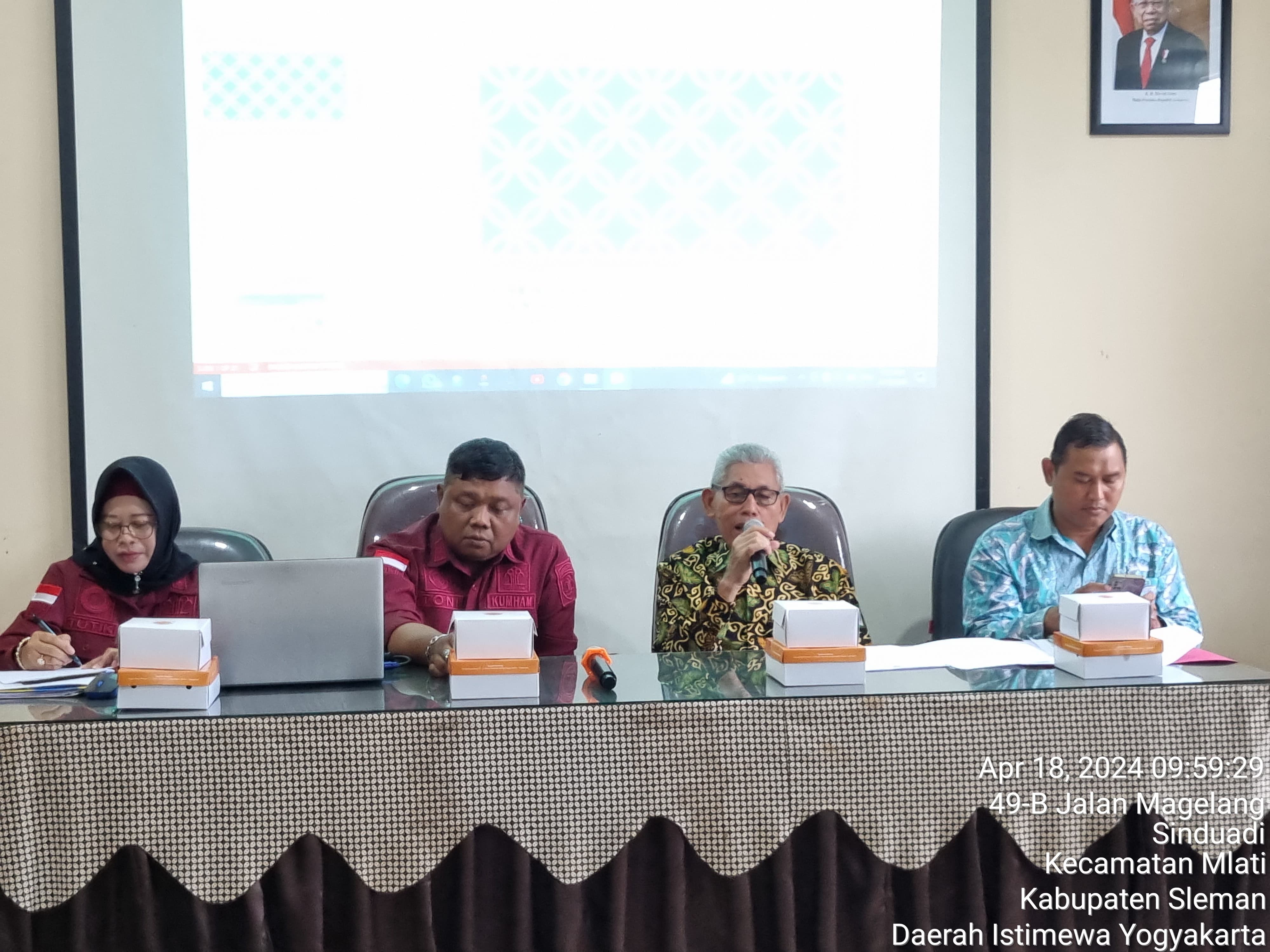 Pembinaan Kadarkum Kalurahan Sinduadi,Kapanewon Mlati,Sleman