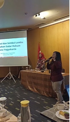 Penyuluhan Hukum tentang seleksi lomba kadarkum tingkat kecamatan se-kota Yogyakarta