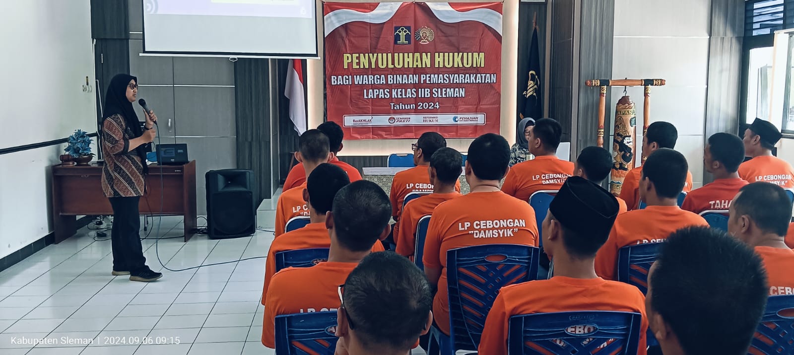 Penyuluhan Hukum di Lapas Sleman