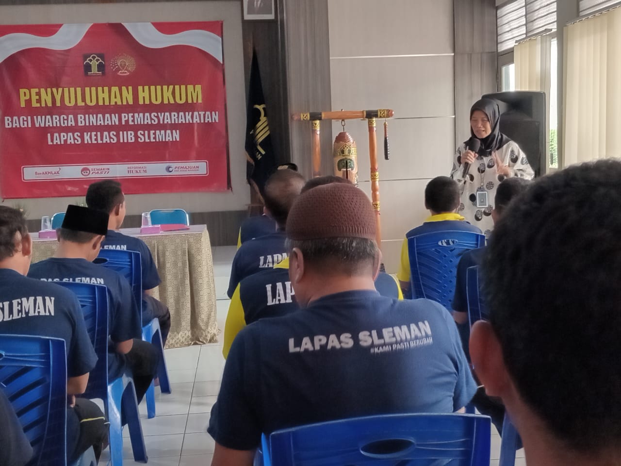 KEGIATAN PENYULUHAN HUKUM DI LAPAS KELAS IIB SLEMAN