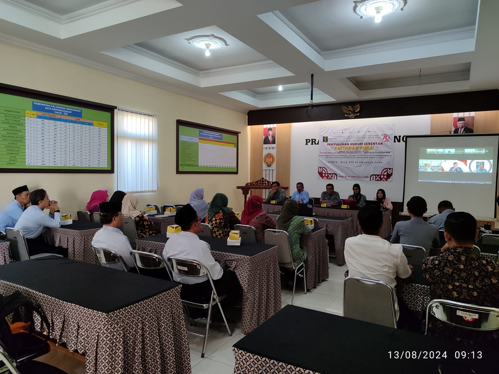 Penyuluhan Hukum Serentak di Kalurahan Sendangadi, Mlati Sleman