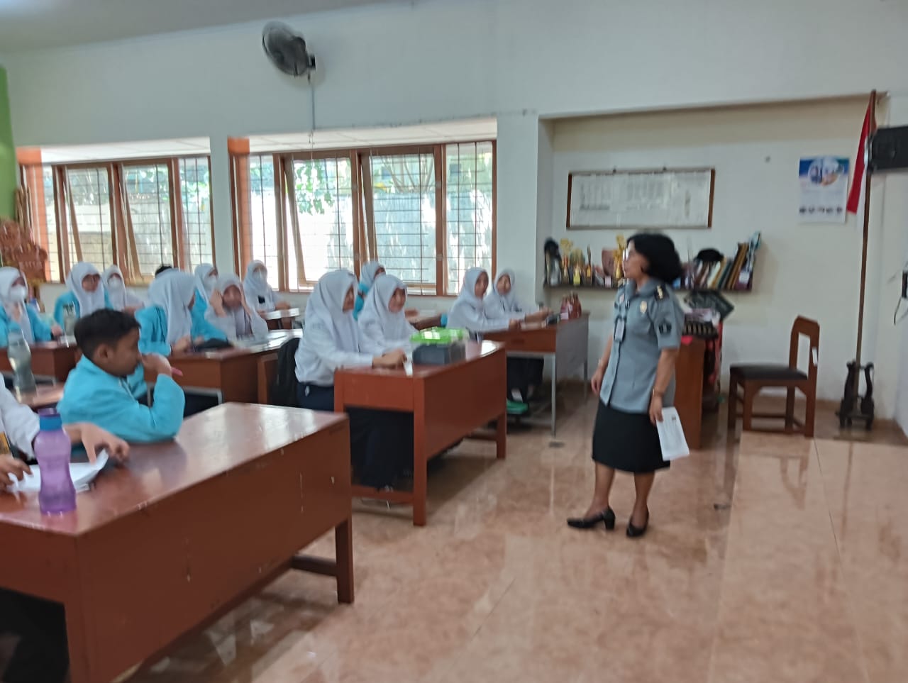 Penyuluha hukum di SMPN 4 Depok, Sleman