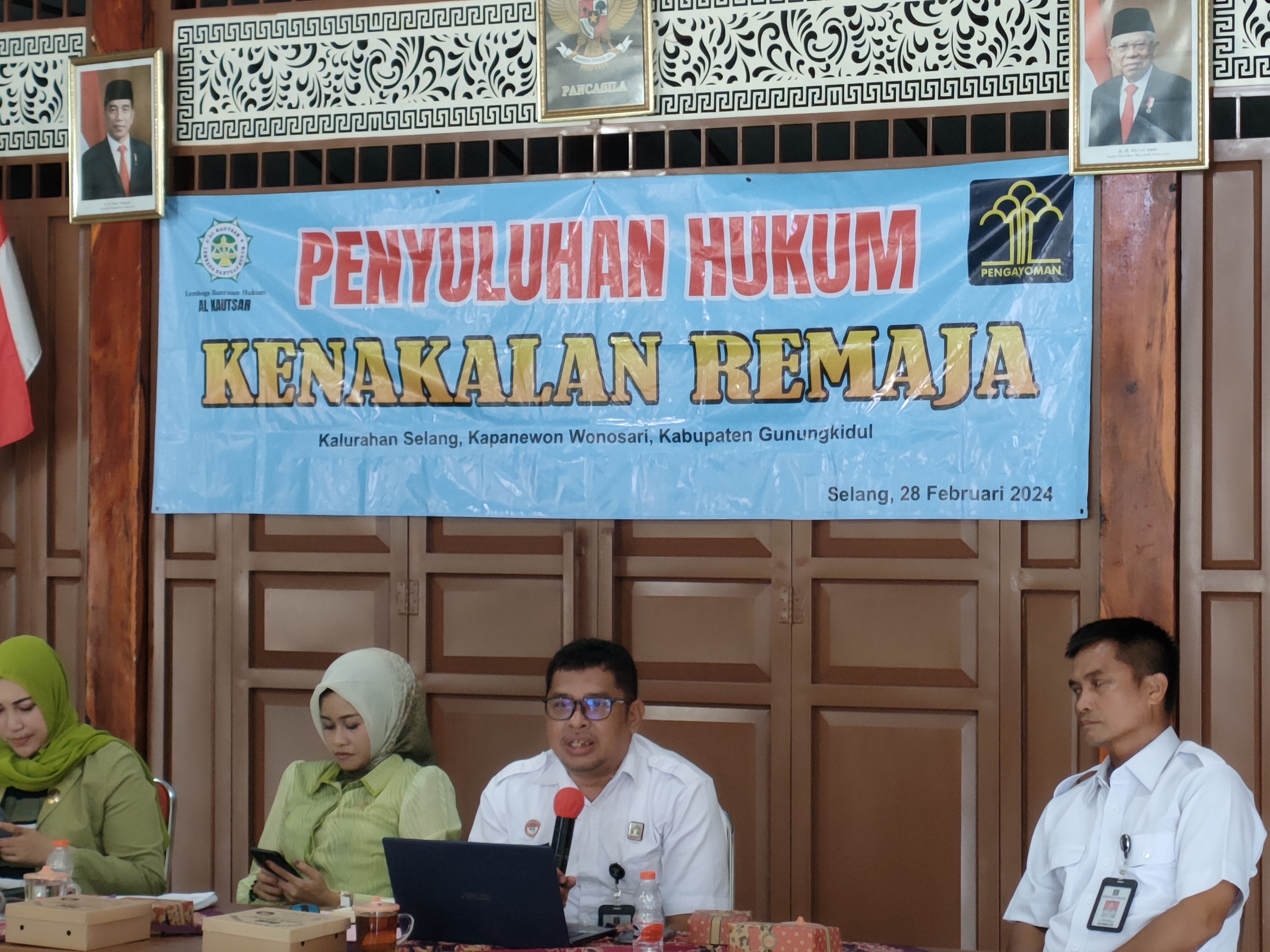 Penyuluhan Hukum di Kalurahan Selang Kapanewon Wonosari Gunung Kidul